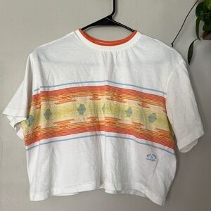 Billabong/Wrangler crop shirt size small